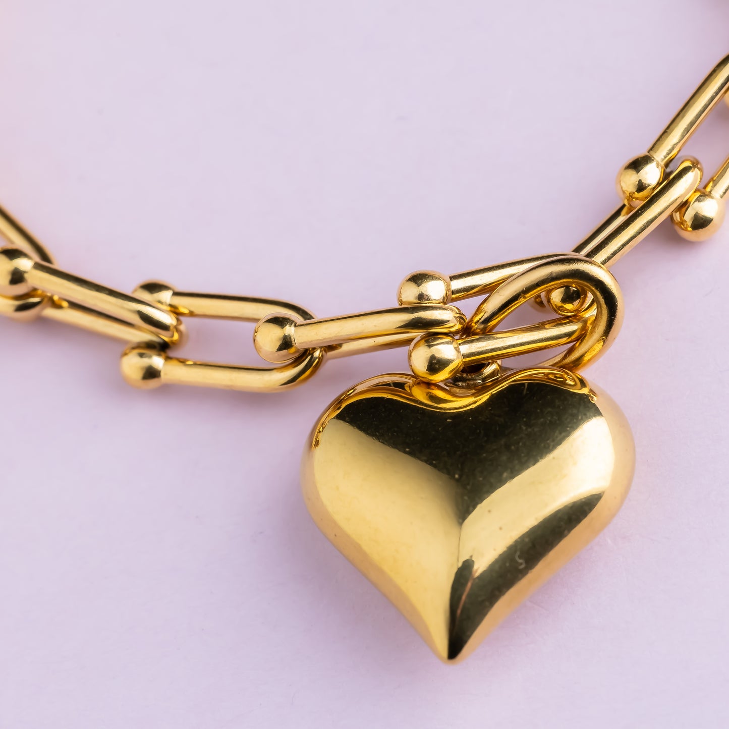 Bracelet en maille acier inoxydable - Or - JENNY
