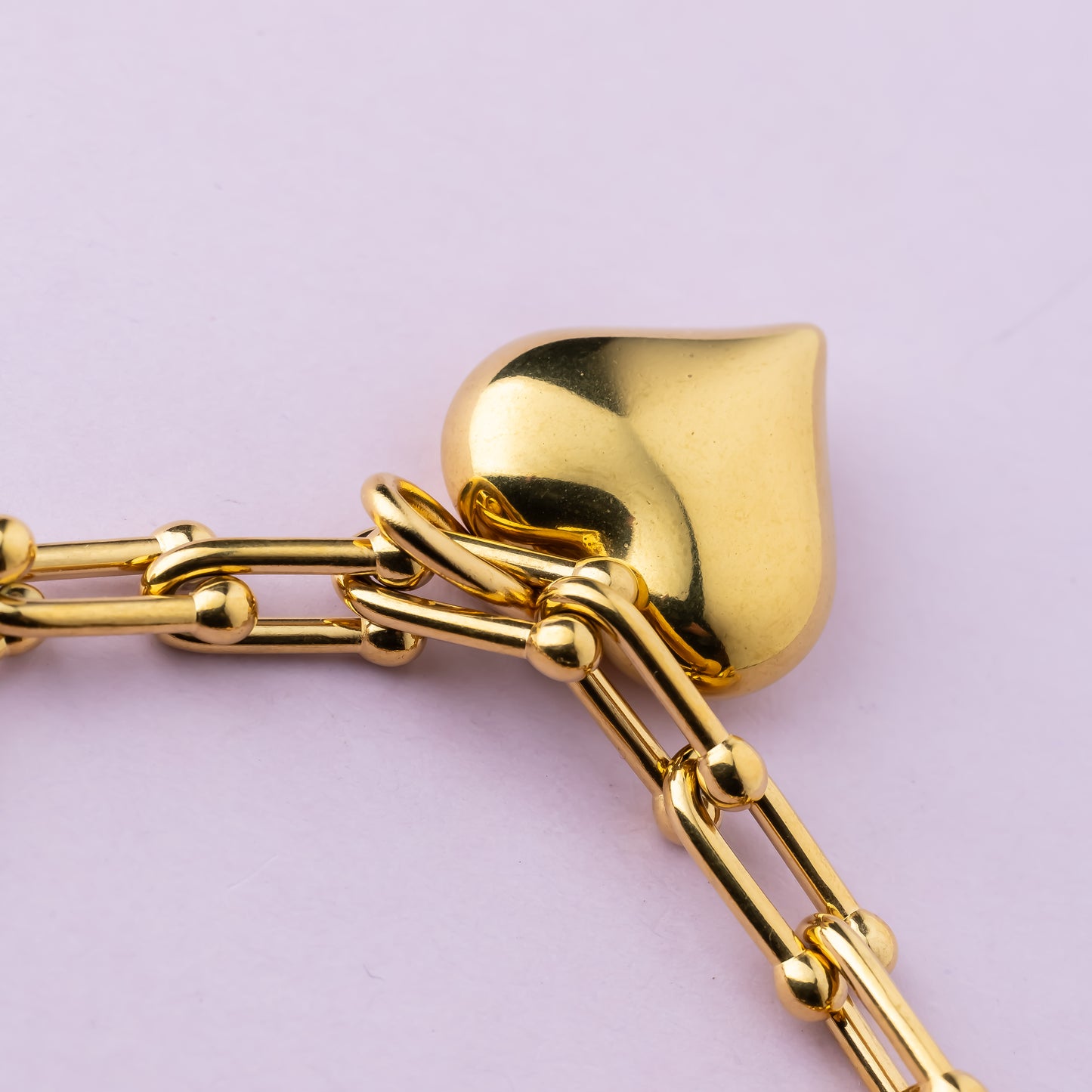 Bracelet en maille acier inoxydable - Or - JENNY