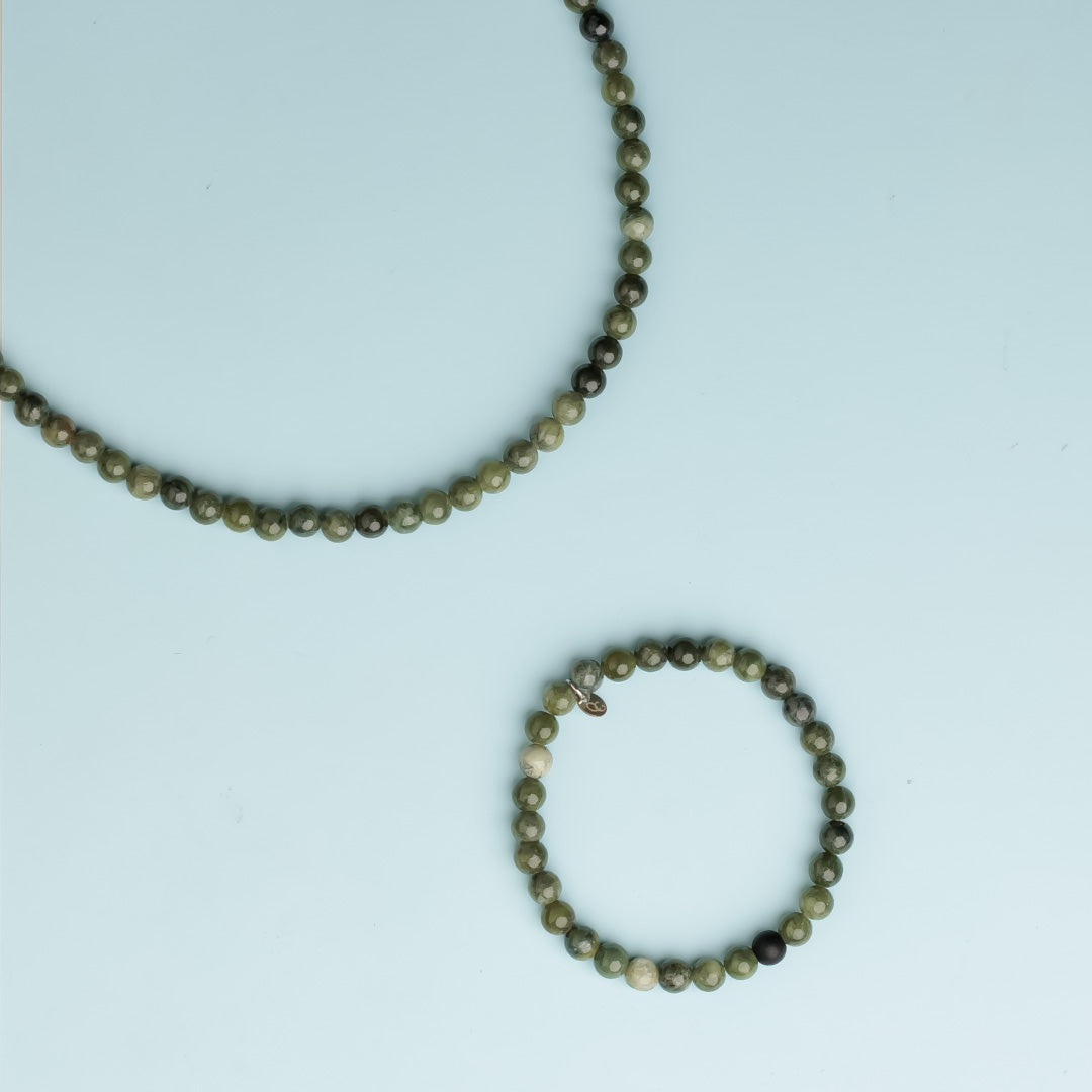 Bracelet argent - Jade - LEO