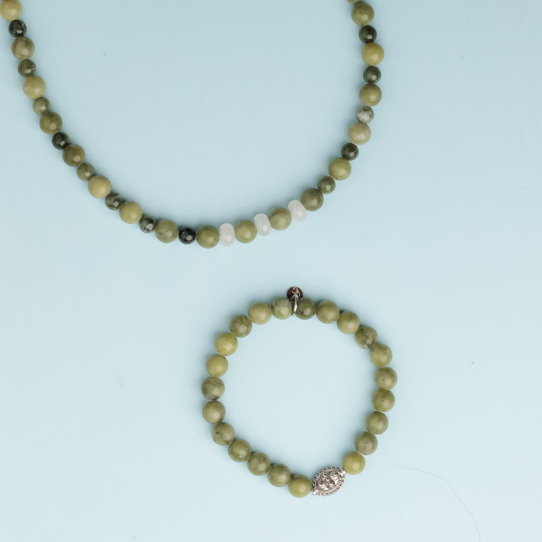 Bracelet argent - Jade - OLIVER