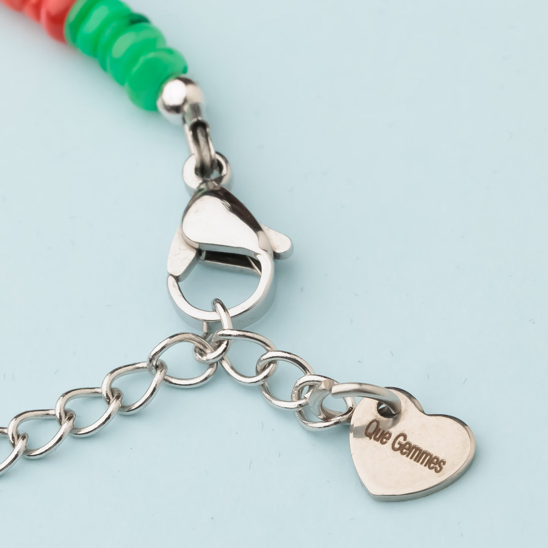 Bracelet argent - Heishi - CELESTE