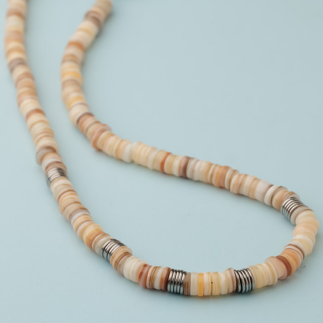 Collier argent - Heishi - SANDRO