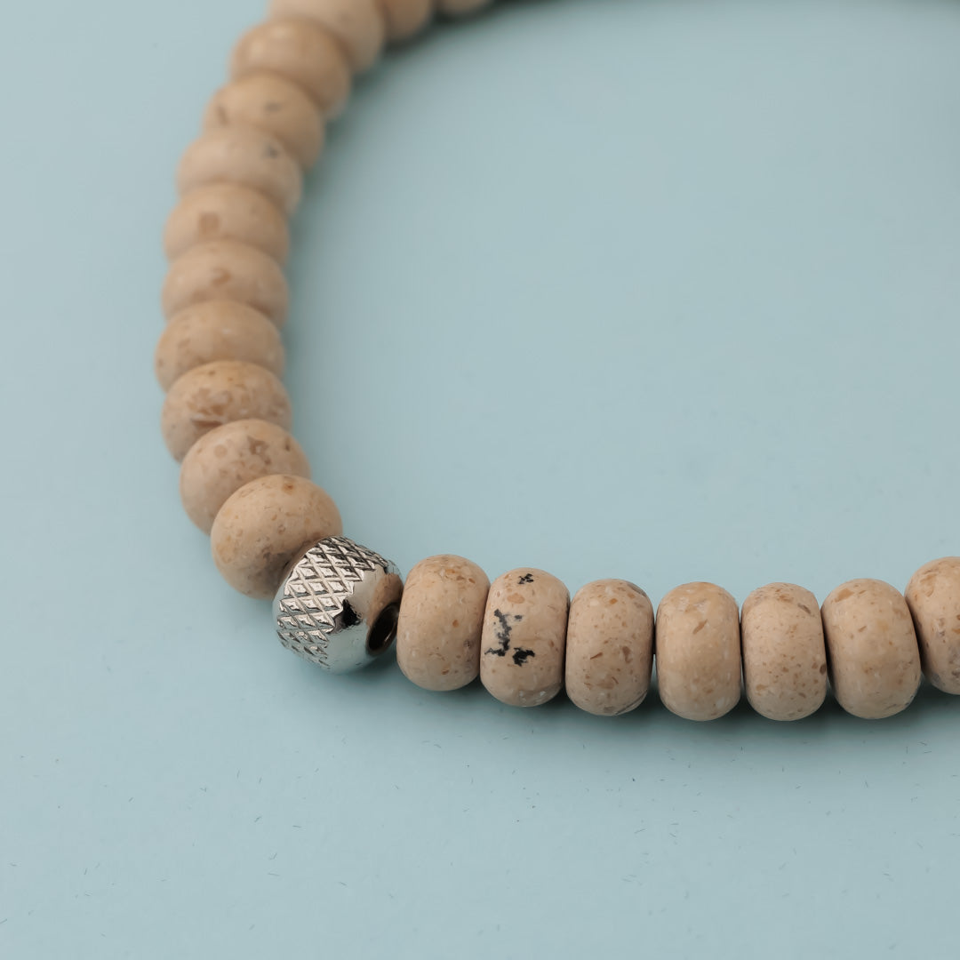 Bracelet argent - Agate - HUGUES