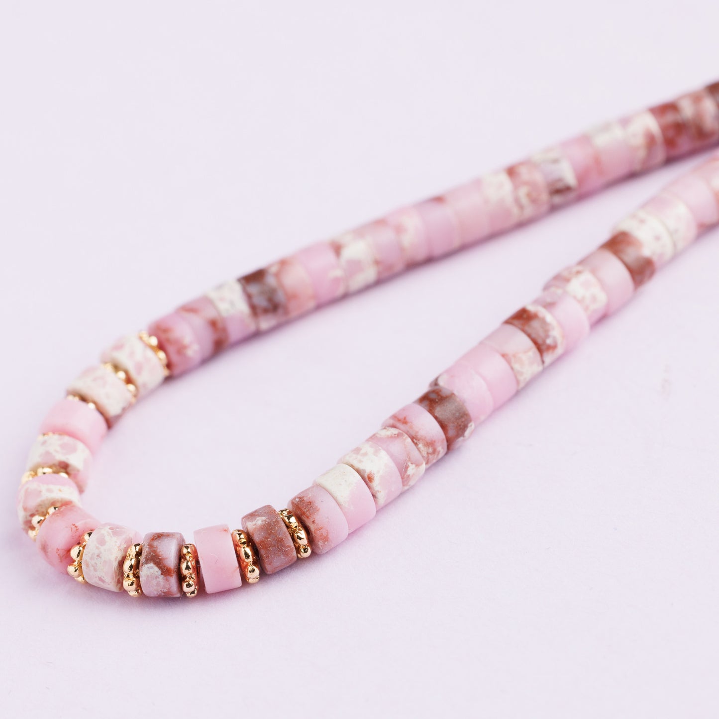 Collier acier inoxydable or - Shoushan - MYA