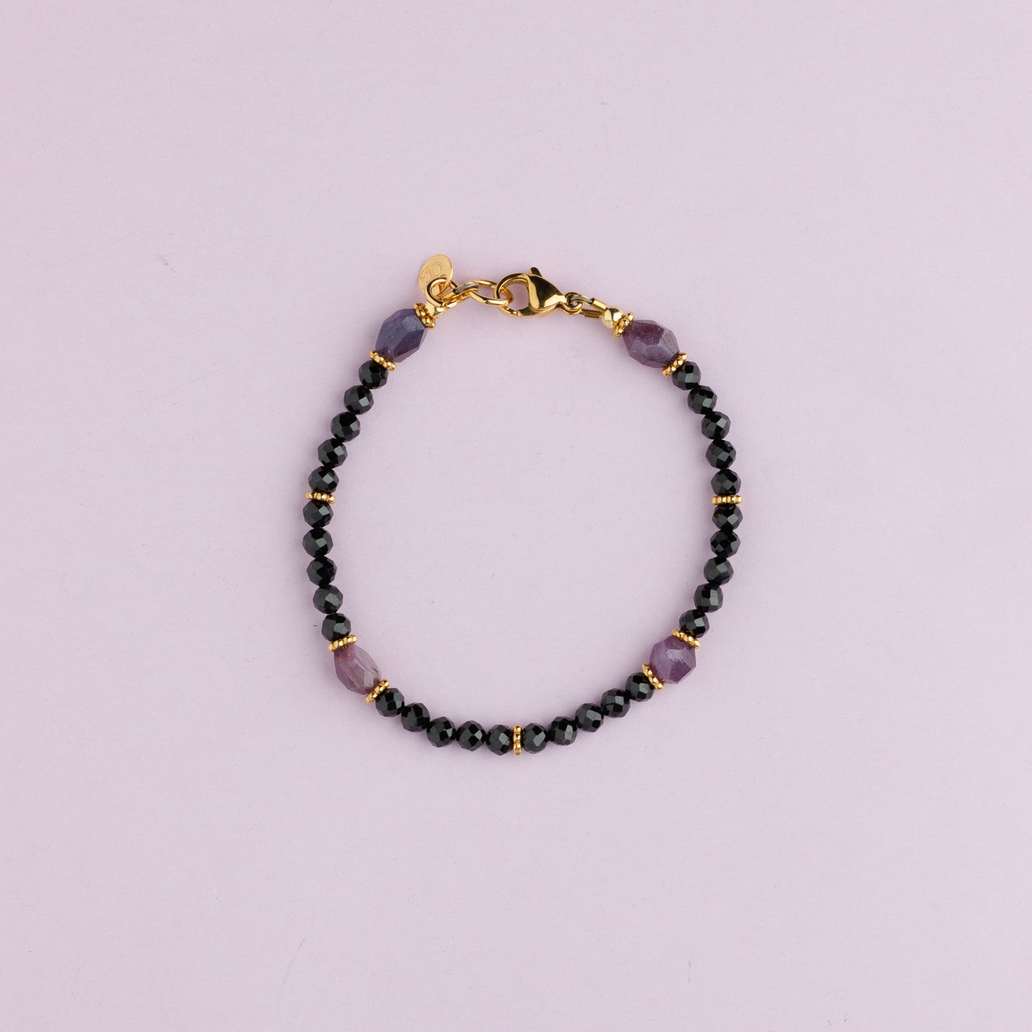 Bracelet or - Spinelle et rubis - CASSY