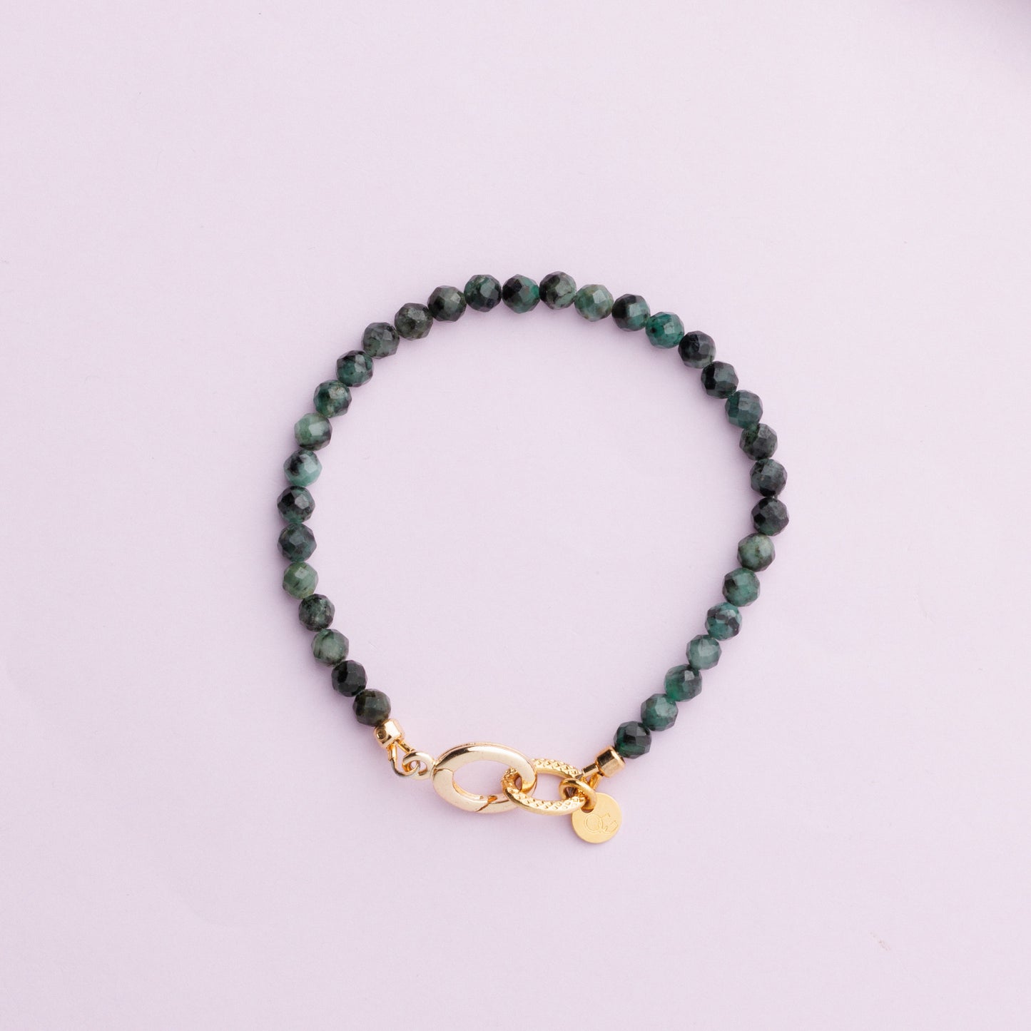Bracelet or - Emeraude - GABY
