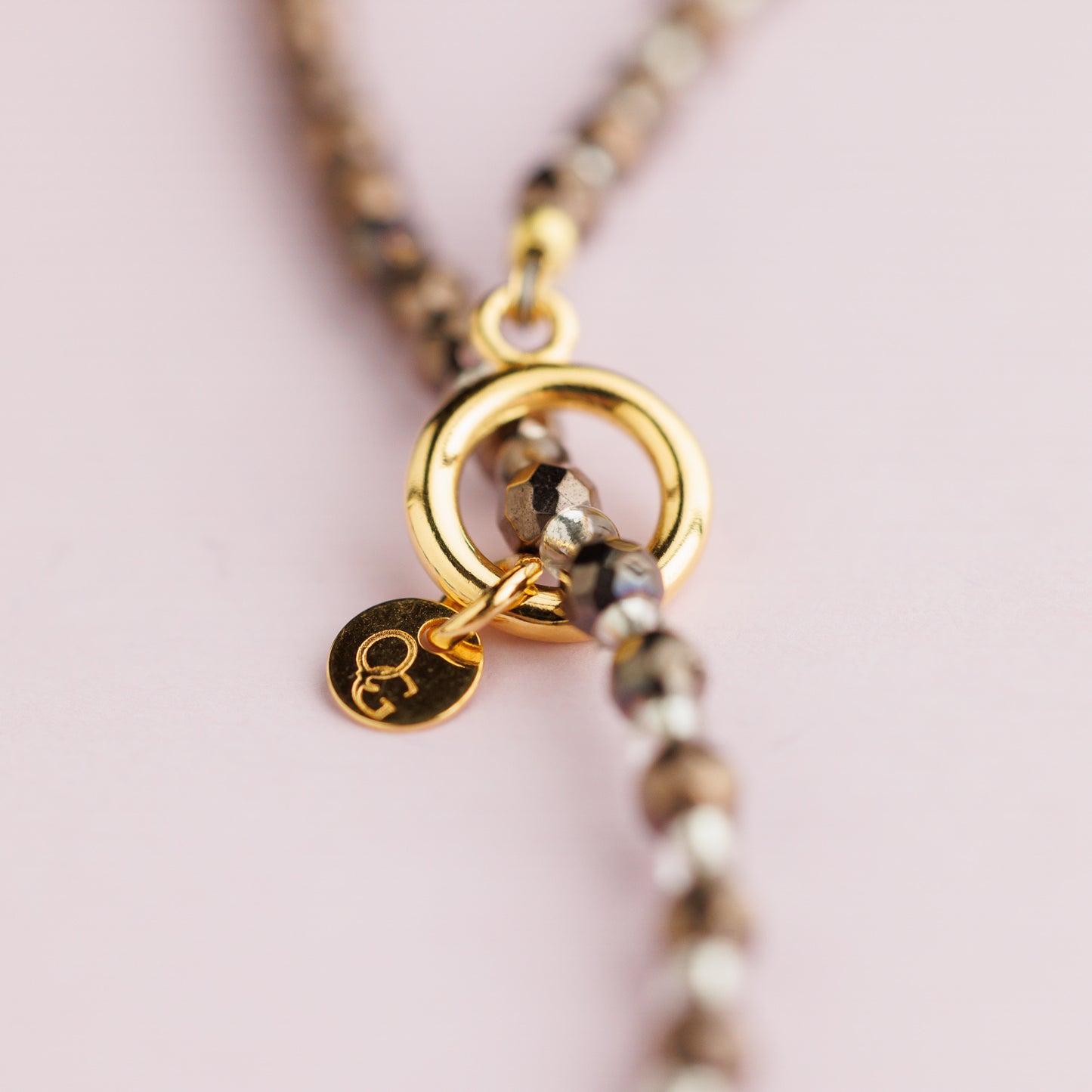 Collier 3 en 1 or - Hématite - CELIA