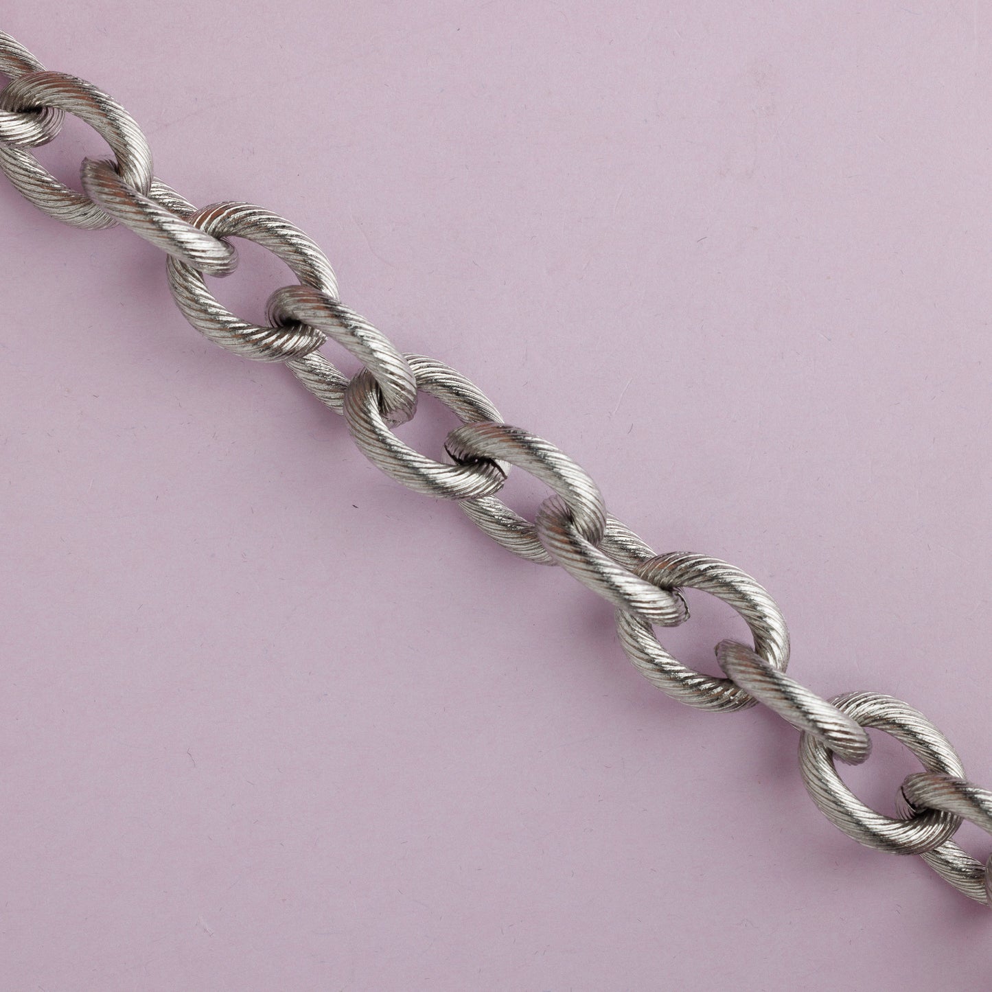 Bracelet maille XXL - Acier inoxydable argent - JACKY