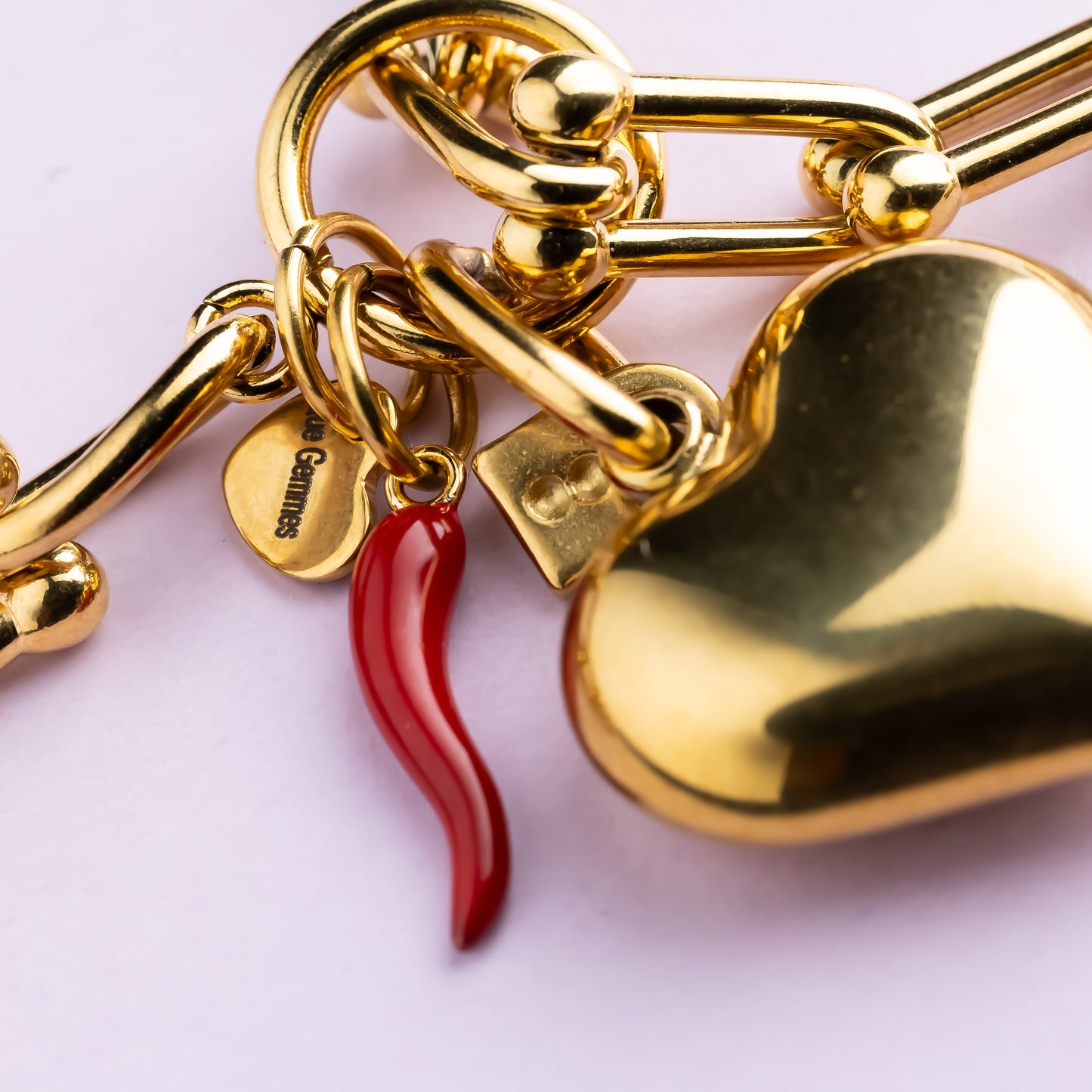 Collier en maille acier inoxydable - Or - JENNY