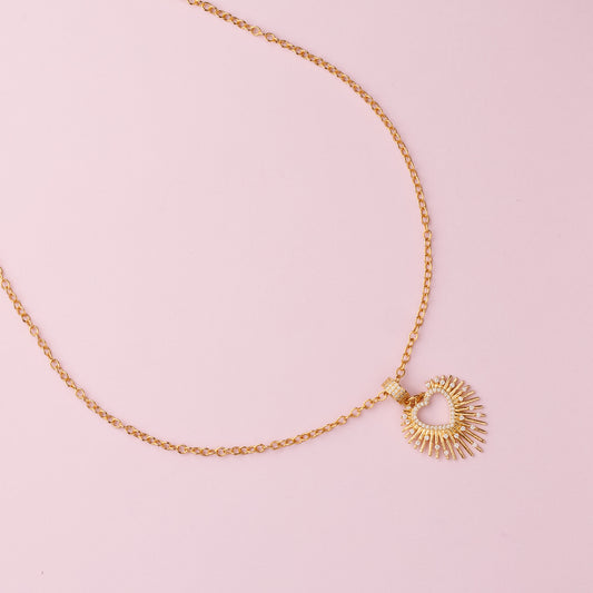 Collier or - Coeur - LOVER