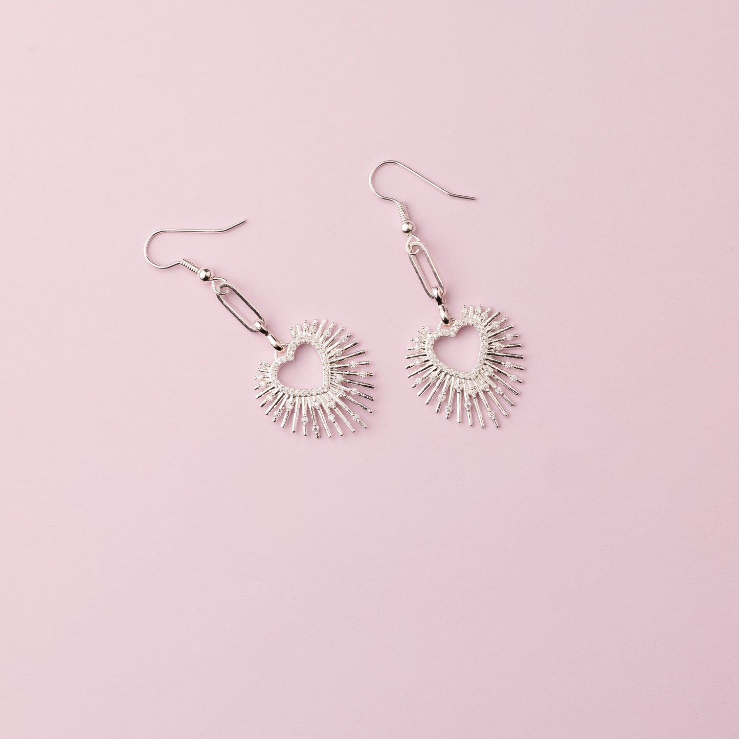 Crochet US argent - Coeur - LOVER