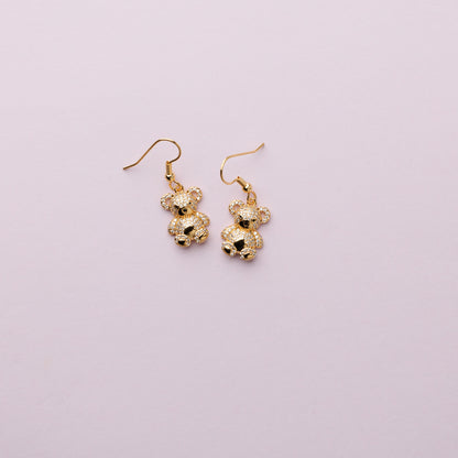 Boucle crochet US plaqué or - TEDDY