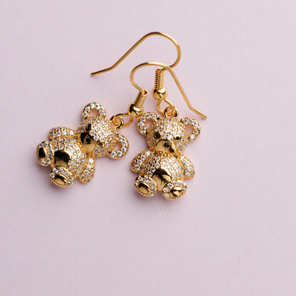 Boucle crochet US plaqué or - TEDDY