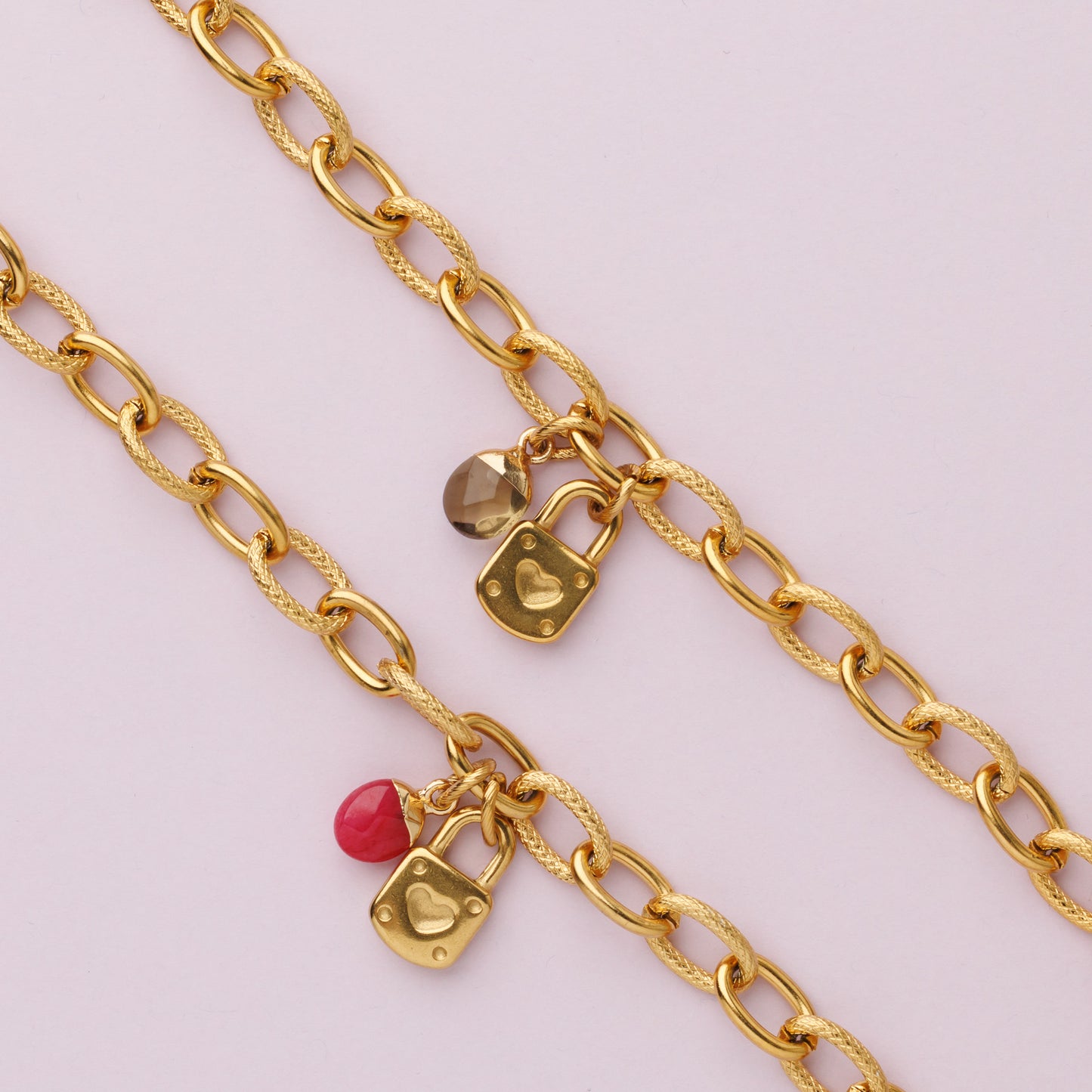 Bracelet acier inoxydable or - Jade - CARRY