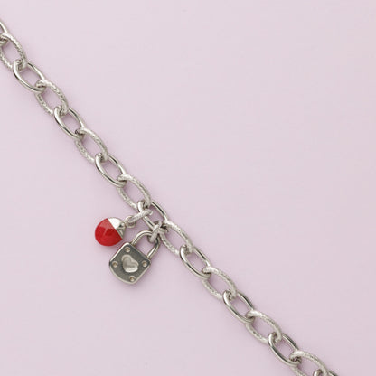 Bracelet acier inoxydable argent - Jade - CARRY