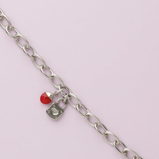 Bracelet acier inoxydable argent - Jade - CARRY