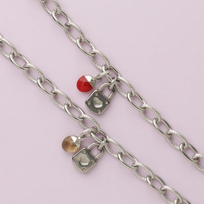 Bracelet acier inoxydable argent - Jade - CARRY