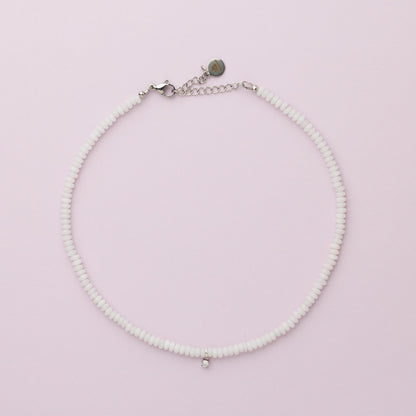 Collier choker argent - Jade - HANNA