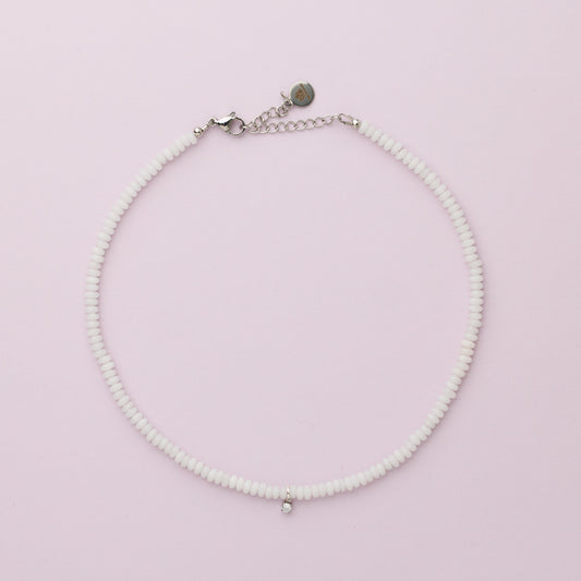 Collier choker argent - Jade - HANNA