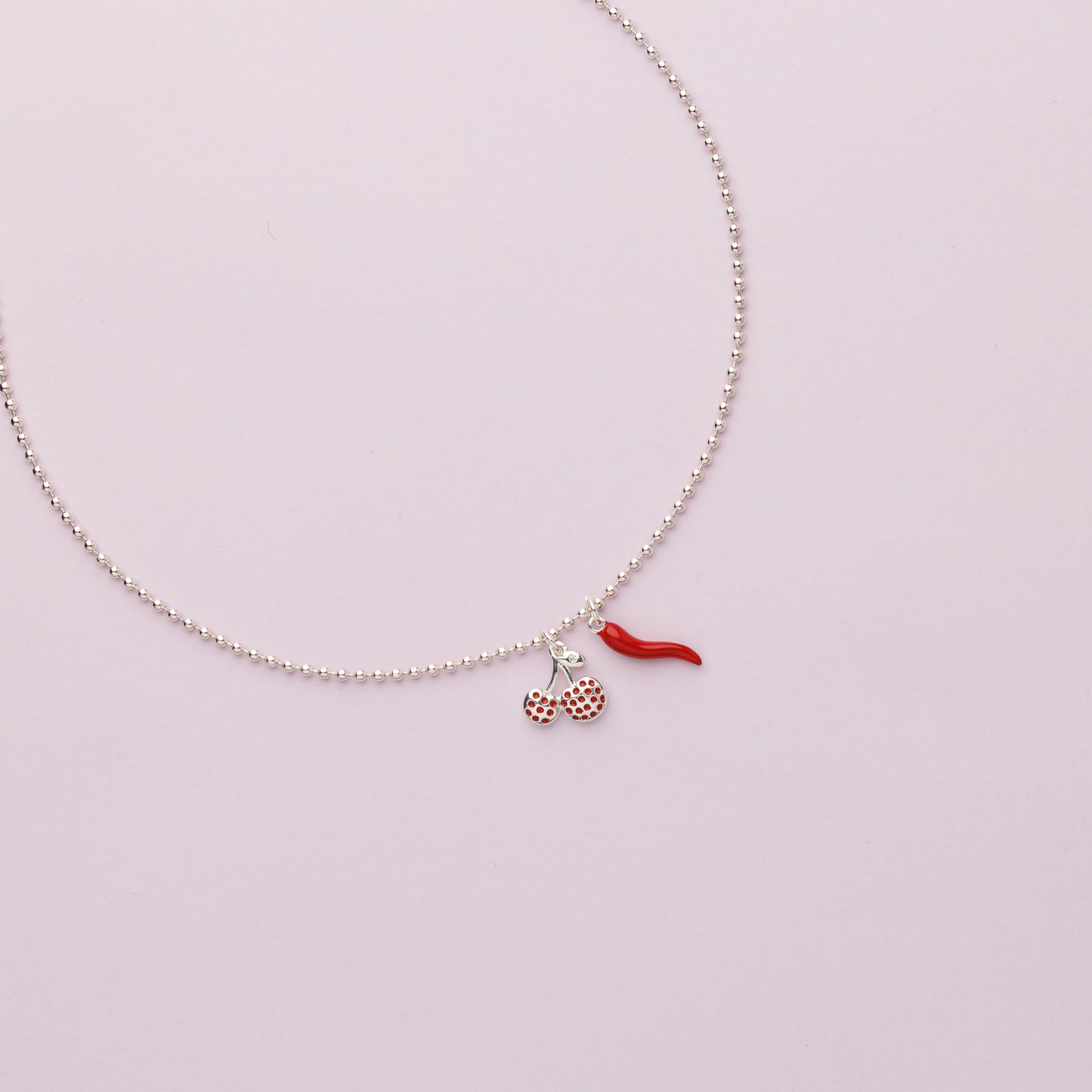Collier - Plaqué argent - CHERRY