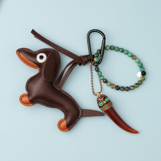 Porte clé - Marron - DOGGY