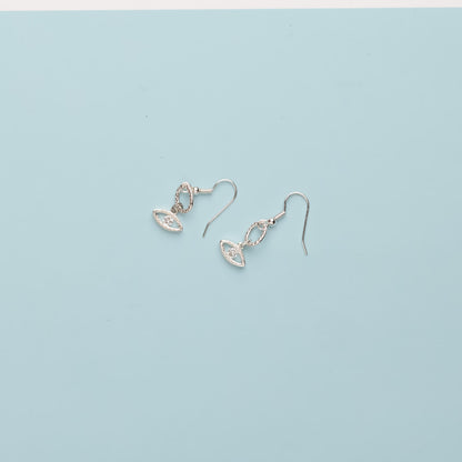 Boucle crochet US argent - Œil - DIVA