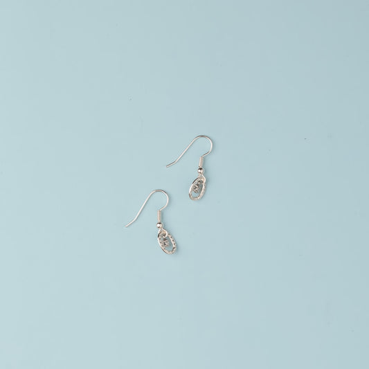 Crochet US argent - Strass - SISSI