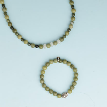 Bracelet argent - Jade - OLIVER