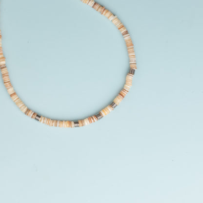 Collier argent - Heishi - SANDRO