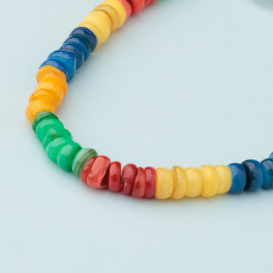 Bracelet argent - Heishi - CELESTE