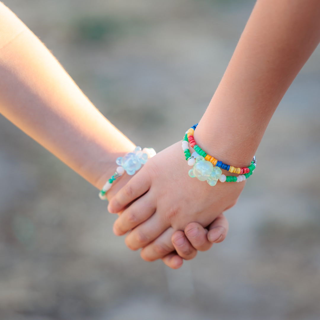 Bracelet vert - Jade et onyx - BALOU