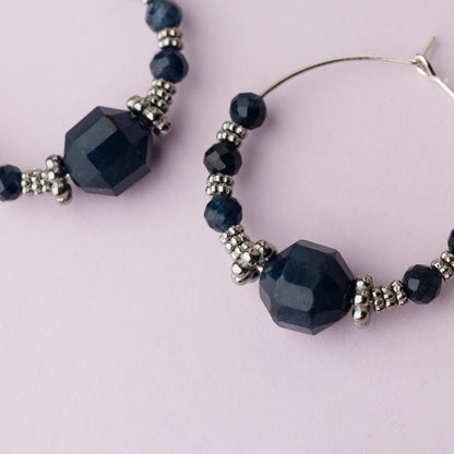 Créole argent - Saphir - SACHA