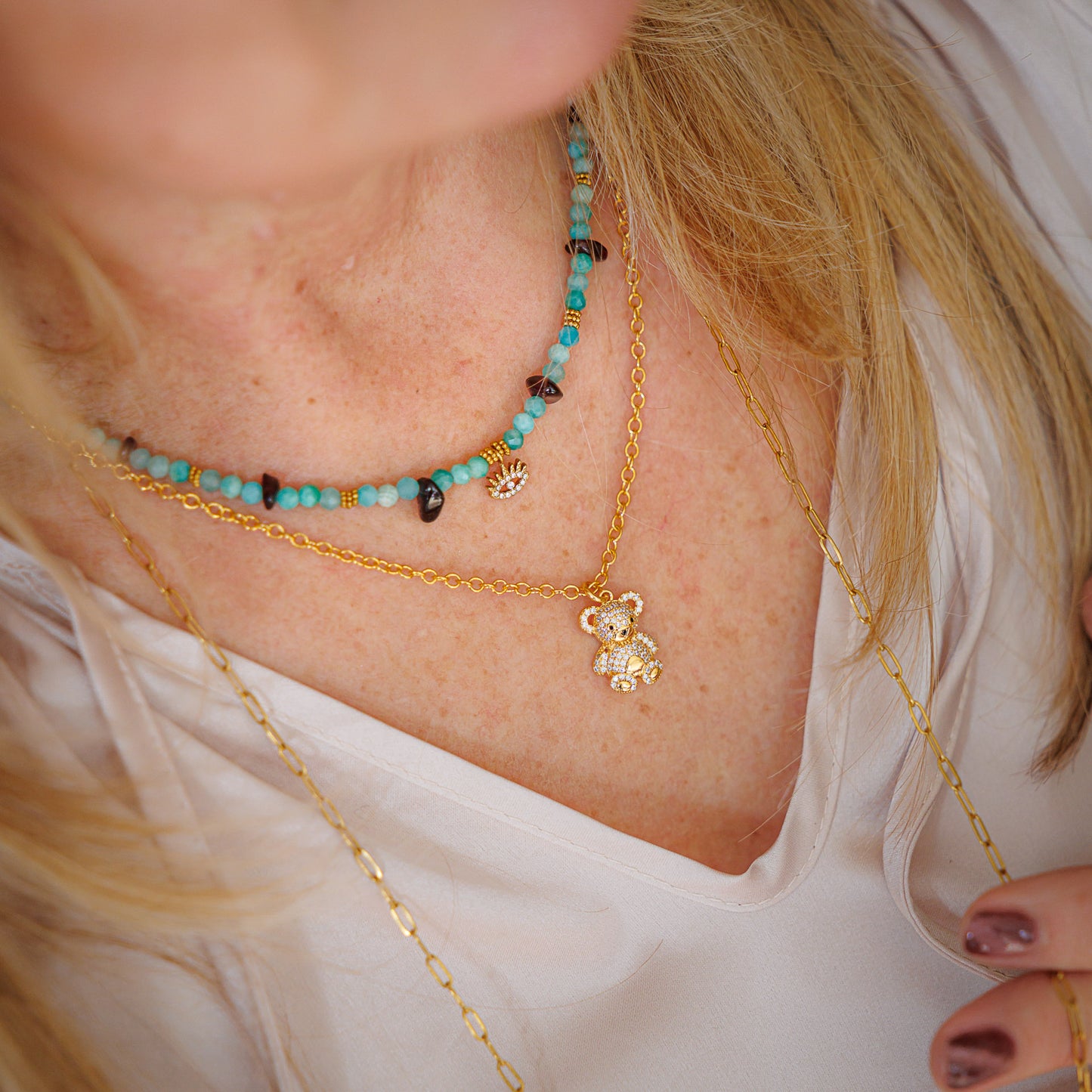 Collier - Plaqué argent - TEDDY