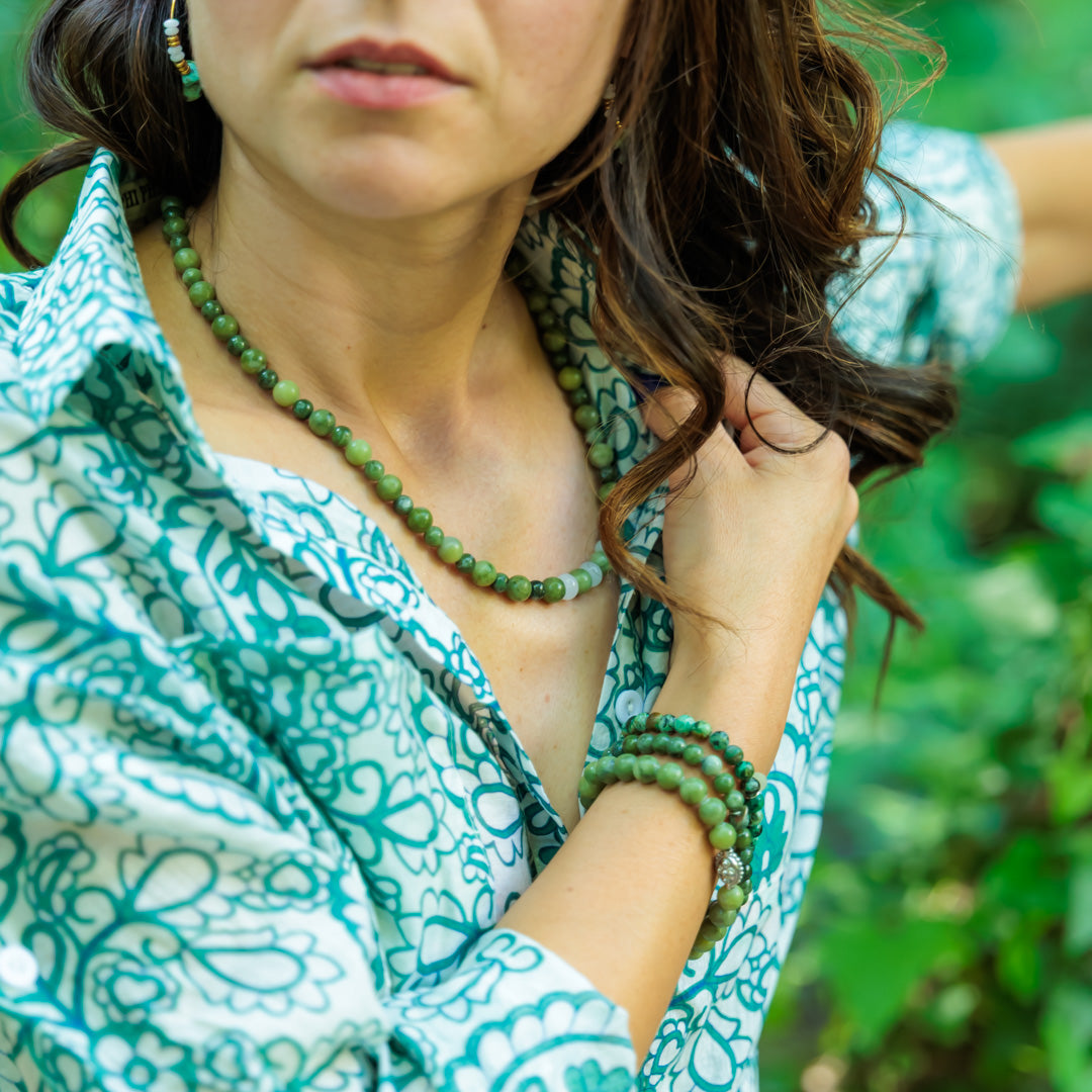 Collier argent - Jade - NICO