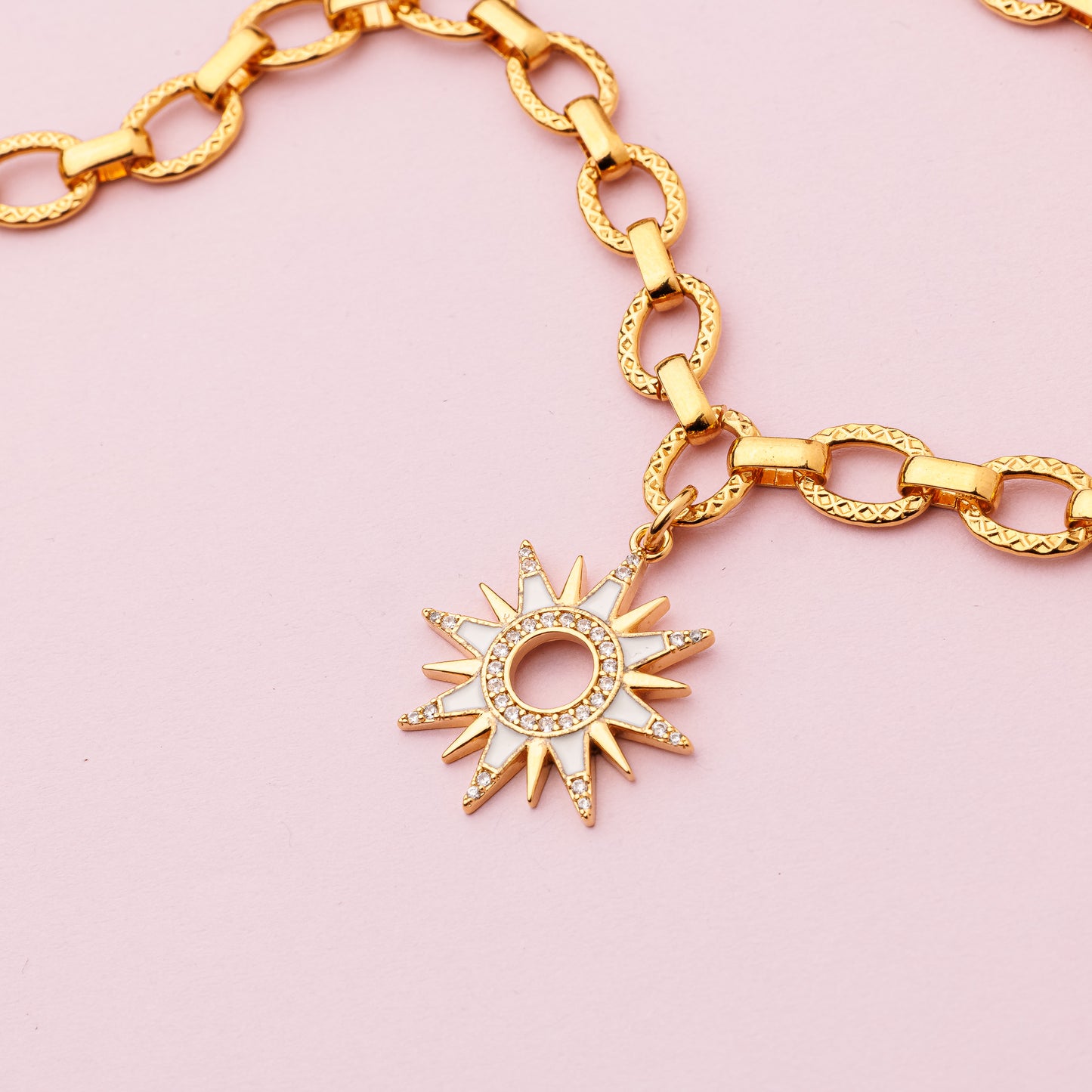 Collier or - Soleil -ZIA