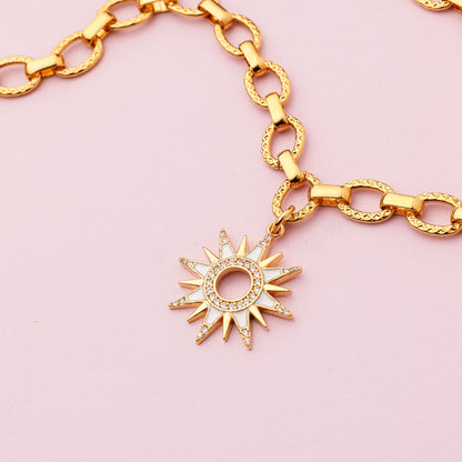 Collier or - Soleil -ZIA